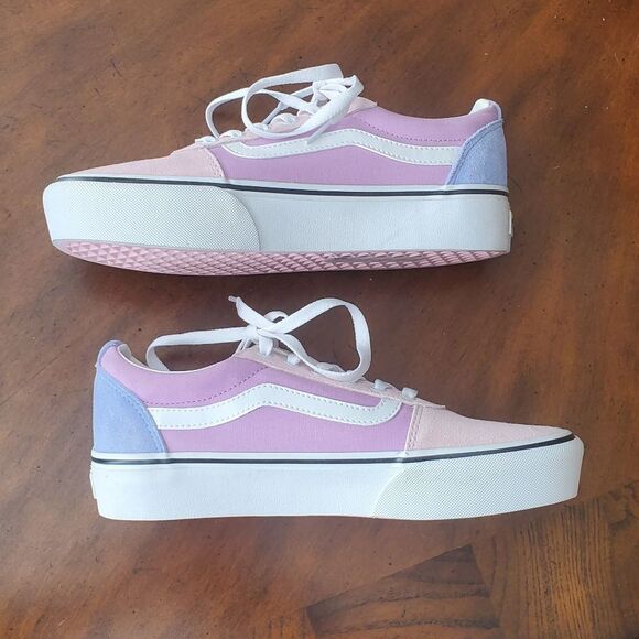 Vans - Platform Pastel Sneakers - Size 9.5 - Picture 4 of 7